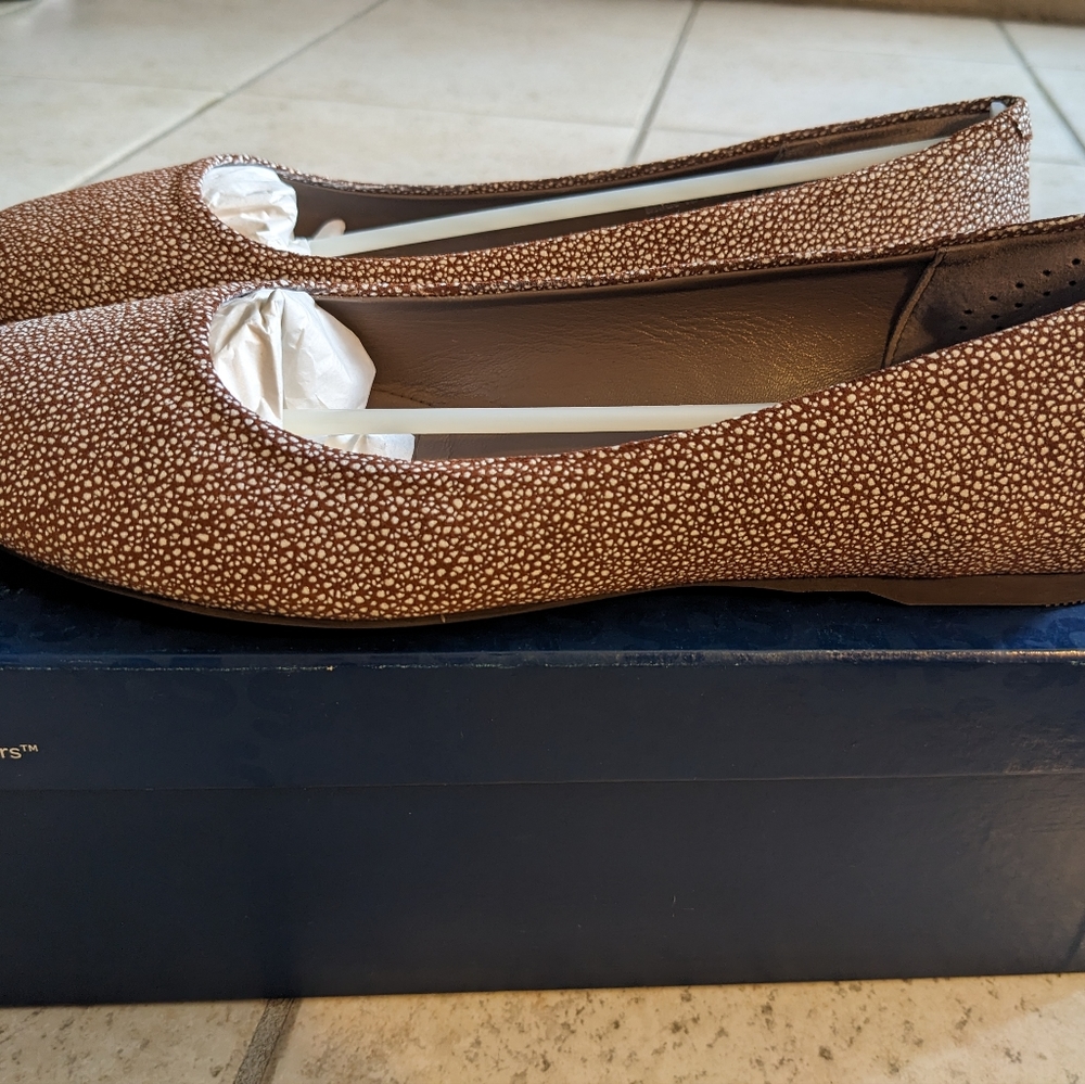 SAS Lacey Brown slip on loafer